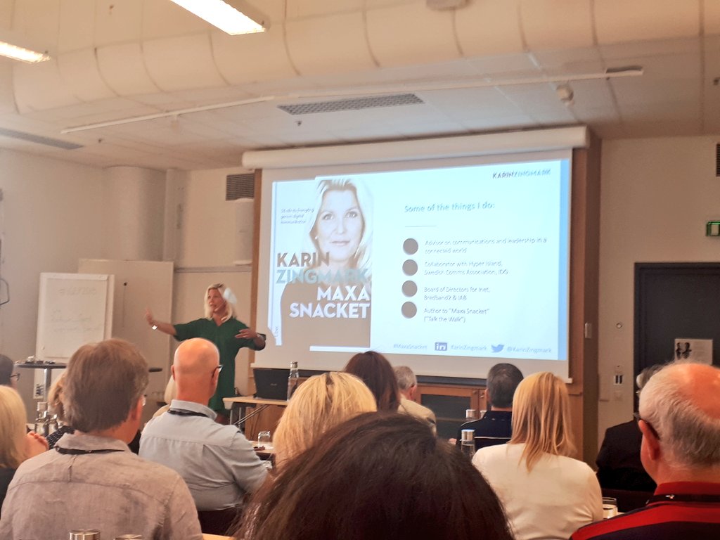 iandradega's tweet photo. Keynote#2 en #IGEP2018 con @KarinZingmark #ContiniousInnovation ¿Cómo introducir la comunicación y la IA en la toma de decisiones? https://t.co/9AGxeTR3mu