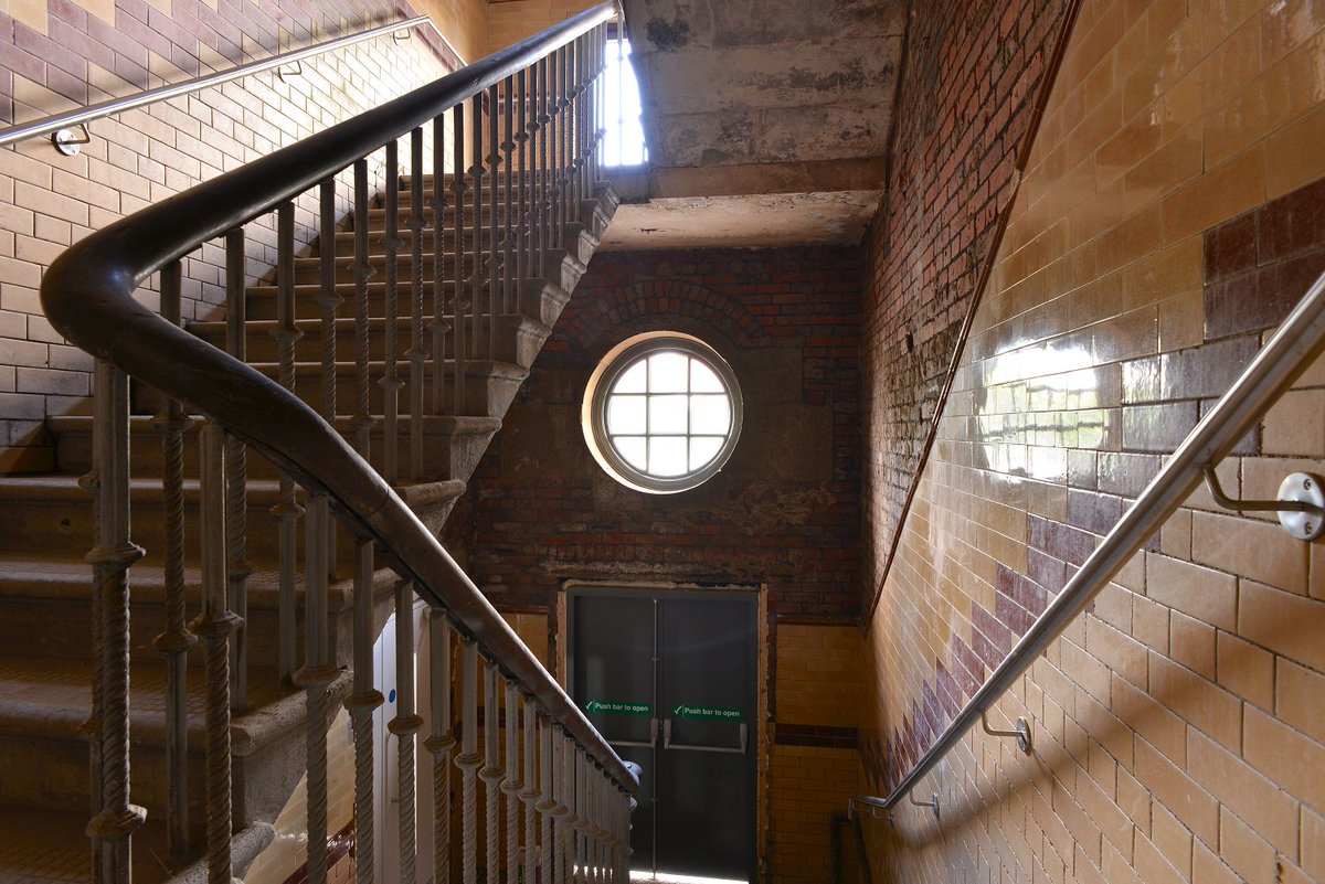 RushbondPLC's tweet photo. Have a sneak peek inside the transformed #YorkRoadLibrary in #Leeds. Making sure those heritage features take centre stage. https://t.co/aus6tPmJqH