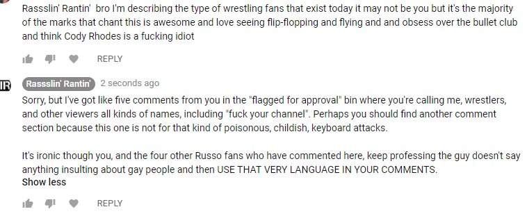 RantinReview's tweet photo. They really don't help their cause, do they?
#YouTube #Comments #PoisonFans #NotOnMyChannel https://t.co/7gYt5UstNr