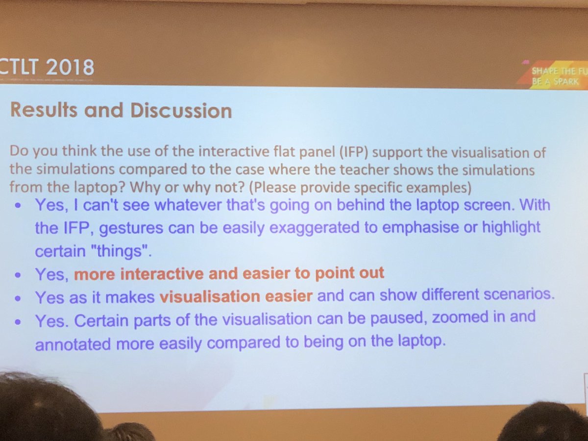 alvintch's tweet photo. Hmm.. Does interactive flat panel aka interactive whiteboard still hv a place in the classrm? #ICTLT2018 https://t.co/dFexfeQi2r
