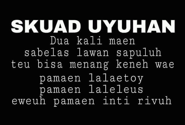 Viking_BMTC's tweet photo. Segitu juga uyuhan yah 
@persib https://t.co/EkXPScEJ4K