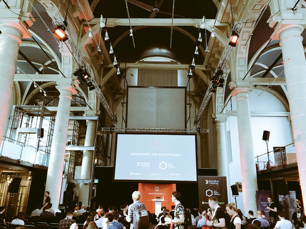 JaviGarciaGon's tweet image. It&apos;s a good day to come to the church.  #JSNation #AmsterdamJS ✌🏻️