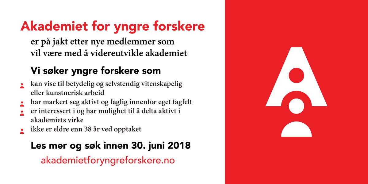 Akademiet for yngre forskere tweet media