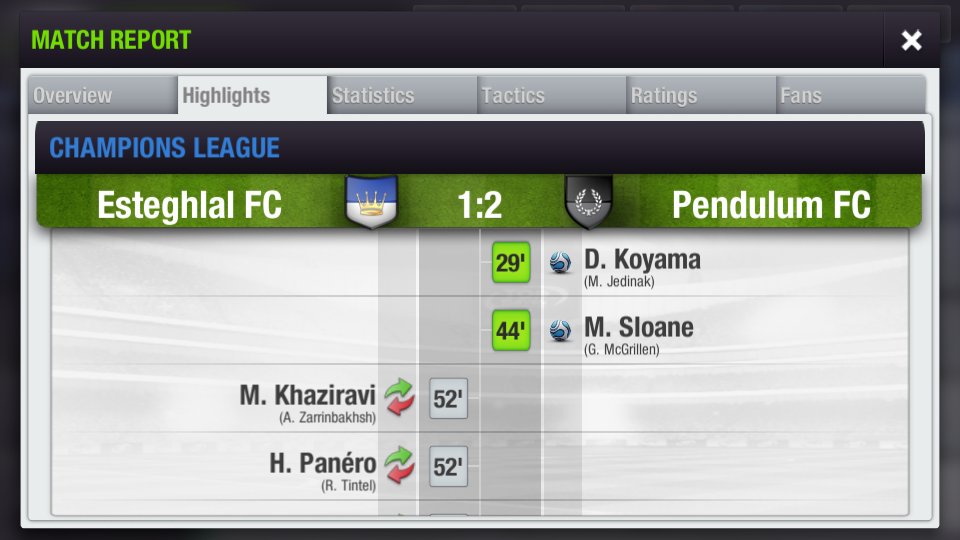 PendulumFC's tweet photo. Champions League: Great work, boys. #TogetherWeSwing #WeArePendulum #TopEleven ⚽💪🇦🇺 https://t.co/YFIIrJ3WJb