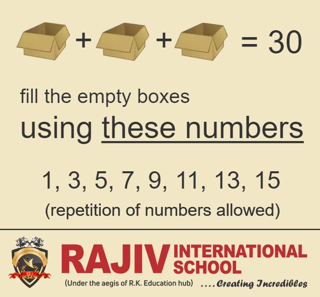 RisMathura's tweet photo. Test Your #Knowledge With The #Ultimate #Maths #Puzzle. Write Your Answers in Comment Box.
Call: +91-7500100011 | https://t.co/oBSon6UgsM
#MathsPuzzles #MathsPuzzlesGames #MathsPuzzlesForKids #AdmissionOpen #admissions2018 https://t.co/xV8lpmHOfb