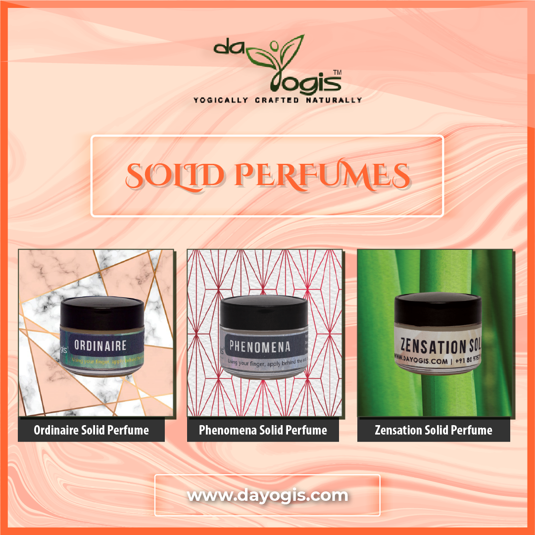 Do you want to get that aroma that suits your body throughout the day then DaYogis solid perfumes range is best for you to keep the fragrance of your body alive?

Shop @ buff.ly/2KnhGRK

#perfume #fragrance #jojobaoil #solidperfumes #bathandbody