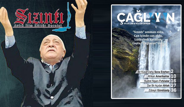 İhanet çetesinin faliyet sahası değişmemiş.
FETÖ 15 Temmuz darbe girişiminin ardından kapatılan ‘Sızıntı’ dergisinin yerine ‘Çağlayan’ dergisini kurdu.
Yeni haberleşme alanı olarak kurulan bu dergi üzerine soruşturma açılması gerekmiyor mu? "Çağlayan" dergisi ihanet merkezidir.