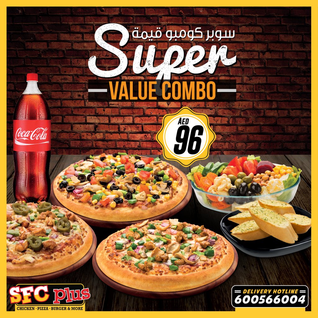 sfcplusarabia's tweet photo. Make your weekend outing more exciting with our "Super Value Combo" @SFCPlusArabia. #sfcplusarabia #homedelivery #weekendcombo #familytime https://t.co/62Uv8uLAF9