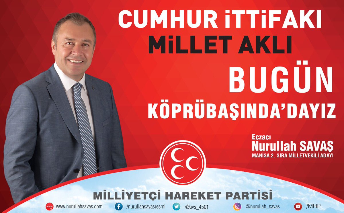 nurullahsvs's tweet photo. #nurullahsavas #alaşehir #cumhurittifakimilletakli #mhp #kula #selendi #demirci #gördes #gölmarmara #köprübaşı #borlu #salihli #sarıgöl #turgutlu #yunusemre #şehzadeler #manisa #soma #kırkağaç #akhisar #saruhanlı https://t.co/gZmZGM4w6L
