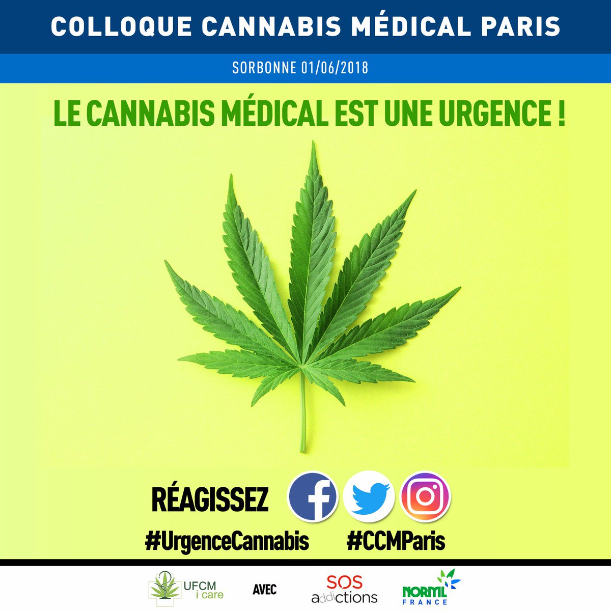 NORMLfr's tweet photo. Ouverture de la 7ème Conférence internationale sur les avancées pharmacologiques et utilisations thérapeutiques des #Cannabinoïdes par @BertrandRambaud : "Les patients sont fatigués d'attendre"
#UrgenceMedicale #CCMParis https://t.co/ovi580EyLb