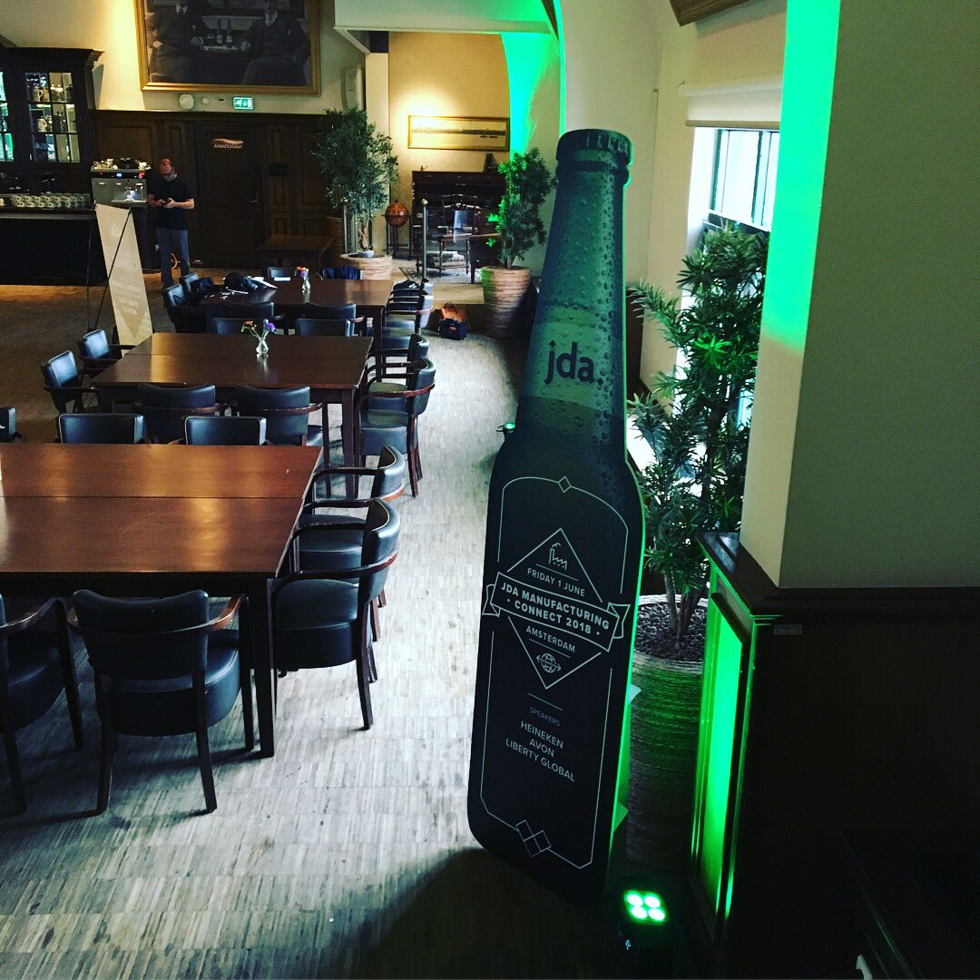 gaelramaen's tweet photo. .@JDASoftware Exciting day in the office at @Heineken Experience for #ManufacturingConnect. #supplychain #iot #ai #DigitalTransformation https://t.co/qhHPGgSCL8