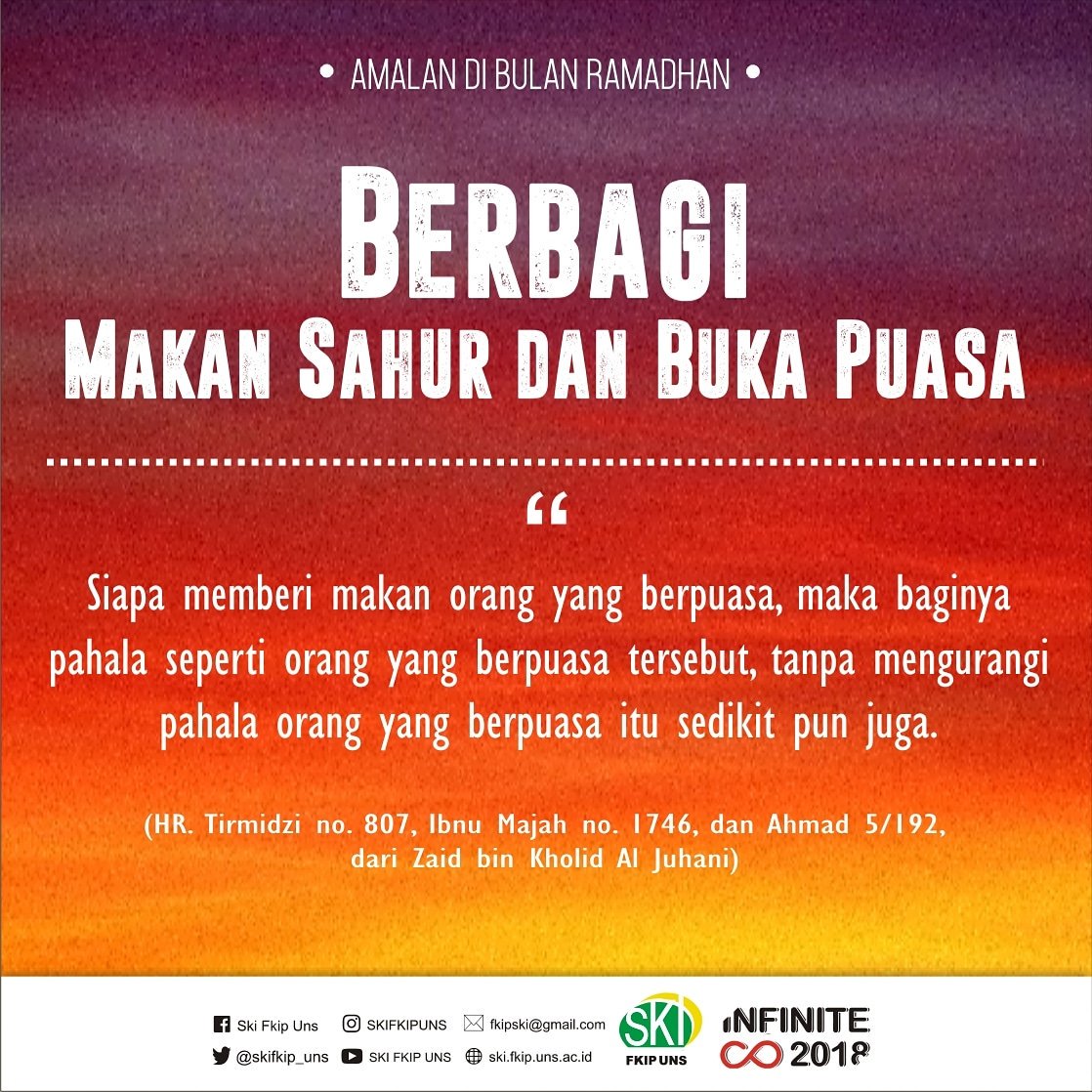 Hadits Berbagi Makanan - Nusagates