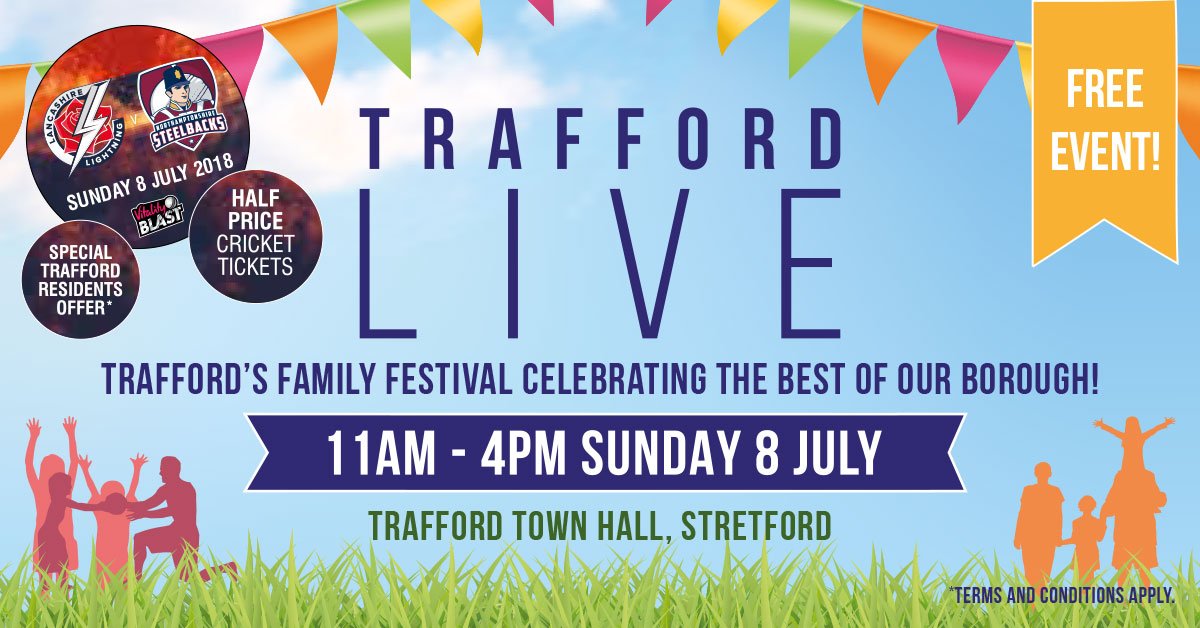 !!!#TraffordLive is coming, are you a voluntary group or local organisation who would like to attend?  Be quick &amp; you'll be joining some amazing people <a href="/DunhamMasseyNT/">Dunham Massey National Trust</a>🌳 @MrWayneDevlin🤩 <a href="/Mcr_Storm/">Manchester Storm | #TakeShelter</a>🏑<a href="/TufCComuCycling/">Urban Links - Tuf*C CC</a> 🚲@TraffordCCG🚑 @LCCCFoundation🏏 We can't wait for 8th July 😎