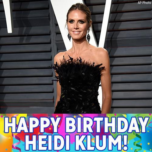 Happy Birthday to fashion model Heidi Klum! 