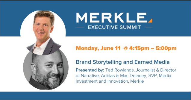 Join Ted Rowlands of Adidas with Merkle's Mac Delaney for their #MerkleSummit18 session on Monday 6/11 at 4:15pm CT on brand storytelling, influencers, media and more. @TEDROWLANDS <a href="/adidas/">adidas</a> <a href="/Merkle/">Merkle</a> <a href="/macdelaney/">macdelaney</a> #storytelling #influencers bit.ly/2sBOrDI