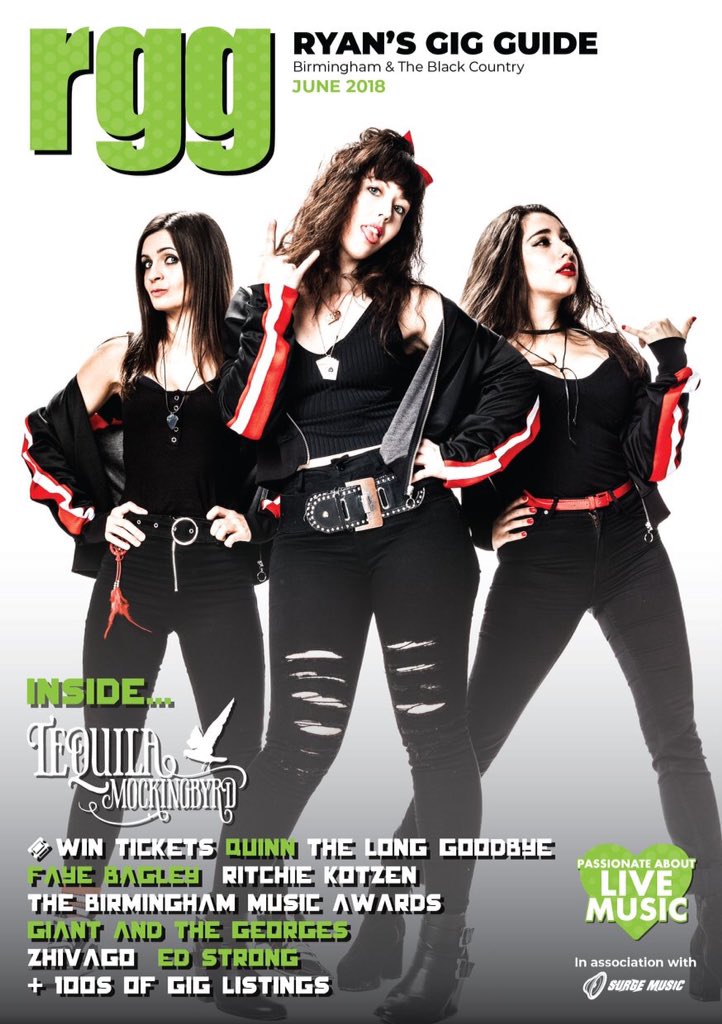 June issue out now throughout the West Midlands &amp; online! Feat: Tequila Mockingbyrd, The Long Goodbye, Faye Bagley, Richie Kotzen, Birmingham Music Awards, Giant &amp; The Georges ZHIVAGO, Ed Strong Charlotte Carpenter, Terry and Gerry, A Certain Ratio + 100s of gig listings!