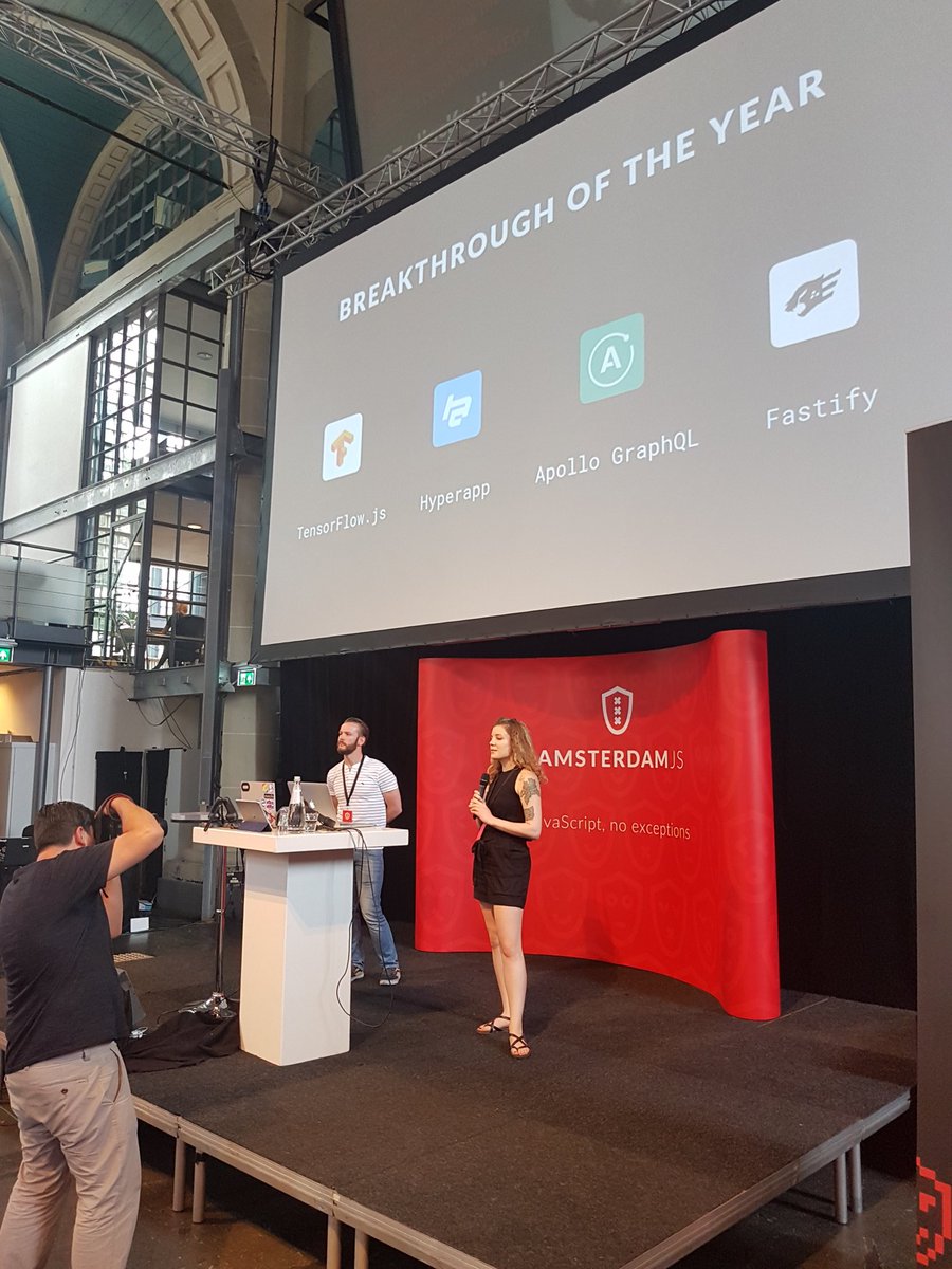 thejsnation's tweet image. And the #JavaScript Open Source Awards winners are...
TensorFlow.js (@TensorFlow)
@IsomorphicGit
Lint-staged (@okonetchnikov)
Storybook (@NorbertdeLangen)
WarriorJS
Congrats! 🏆