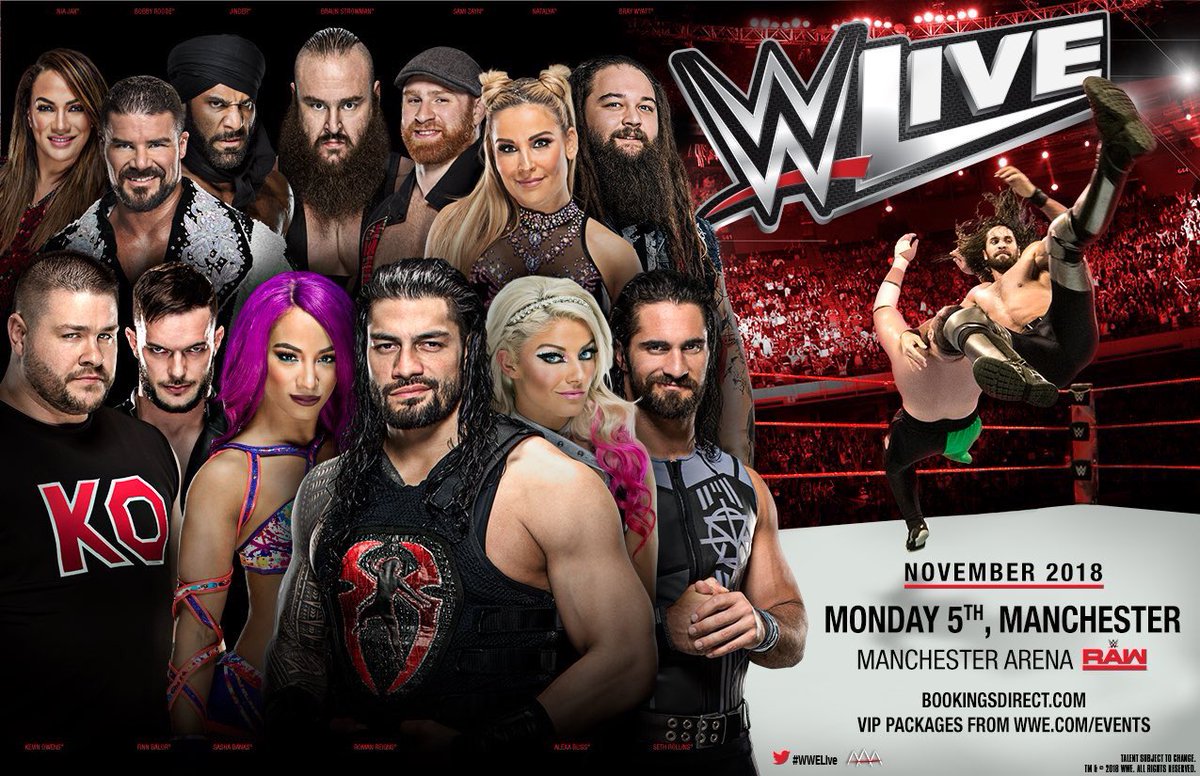 Jagnarok's tweet image. Tickets for #WWELive are now on sale! #RAW and #SDLive will be coming to you from @ManchesterArena! Grab your tickets now at manchester-arena.com/events/wwe-raw…! Also, @fdarena will be hosting #RAW! Get your tickets at firstdirectarena.com/events/search/…! There is NOTHING like WWE Live! #WWEUKTour
