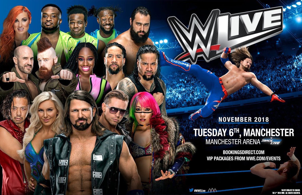 Jagnarok's tweet image. Tickets for #WWELive are now on sale! #RAW and #SDLive will be coming to you from @ManchesterArena! Grab your tickets now at manchester-arena.com/events/wwe-raw…! Also, @fdarena will be hosting #RAW! Get your tickets at firstdirectarena.com/events/search/…! There is NOTHING like WWE Live! #WWEUKTour
