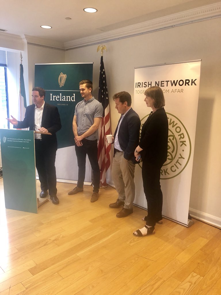 EIIC1's tweet photo. Welcome June! #FirstFriday Breakfast at @IrelandinNY #Community @IrishNetworkNY #GlobalIrish https://t.co/Z075hM0qSr