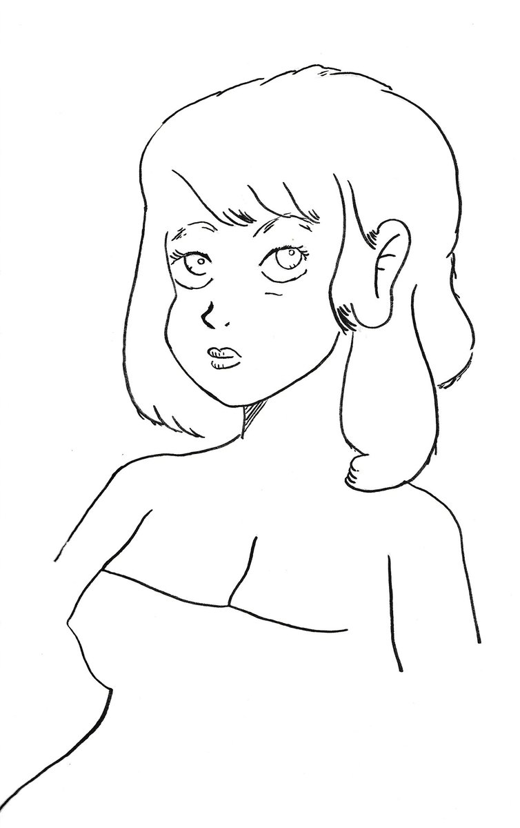 StrngeRoboMemry's tweet photo. And lastly, ink portrait project!~ #ink #portraits #cartoons #doodles https://t.co/EazyK6RknM