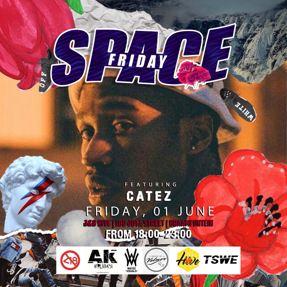 Catez_Crayon's tweet photo. Gonna be out @hivejoburg for #SpaceFriday with my crew @CRAYON_ENT to perform some of the material from #Koketsosnterlude for the first time... so excited😁😁😁 https://t.co/M8ktXfLZ7L