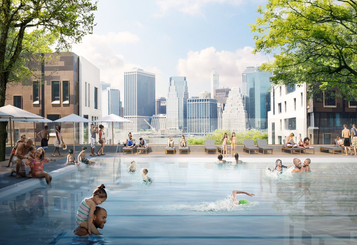 bbpnyc's tweet photo. HUGE ANNOUNCEMENT: A permanent pool is coming to BBP!
 
The location of the pool will be Squibb Park, which sits above Pier 1 and is connected to BBP by Squibb Park Bridge.
 
We are thrilled to add such a desired amenity by park visitors and the community to our world-class park! https://t.co/Kqj63x0IXl
