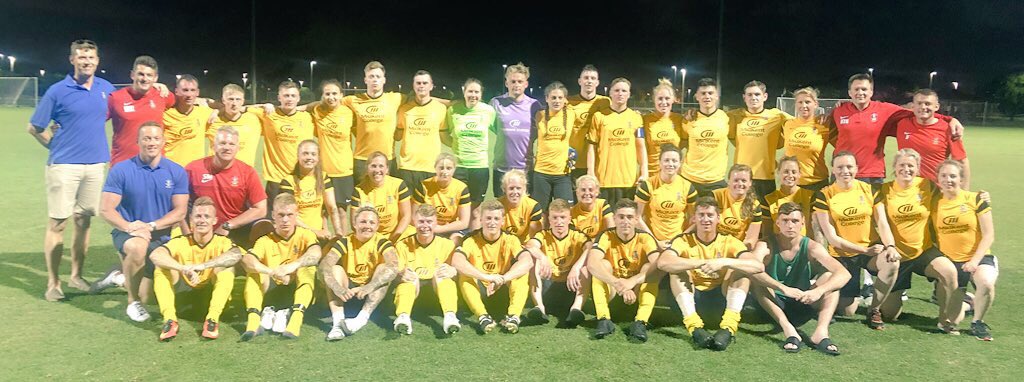 sapperfootball's tweet photo. Well that’s everyone back now from the USA 2018 Tour.4 great matches and a lot learned over the 10 days.I think we have proven that a mixed gender tour works as long as we all work together, which we did!Now looking at joint preseason! #onecluboneconcept #UTS #retentionpositive https://t.co/WCeeI6oXuu