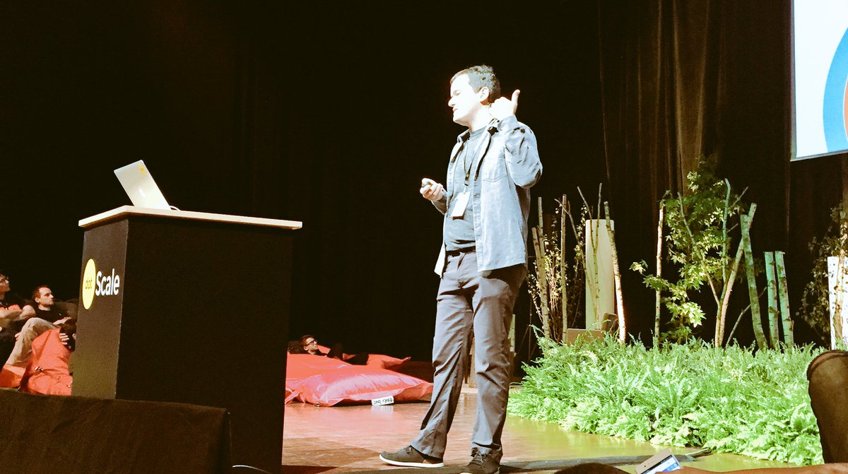 elieah's tweet image. @julioaws talking about data security and reliability on stage @dotScale #dotscale