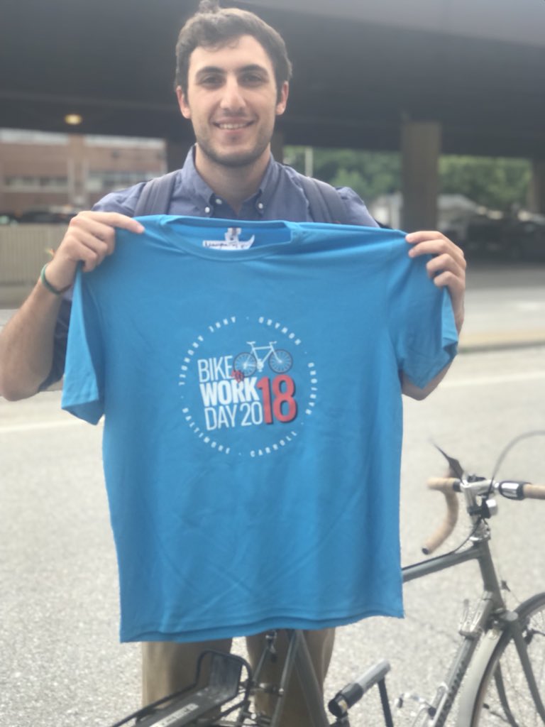 MDSHA's tweet photo. #LookUpLookOut Cyclists are on the move! Please remember to #Give3Feet to cyclists when passing. VJ #B2WD2018 #MDOTNews https://t.co/we24oKqOKn
