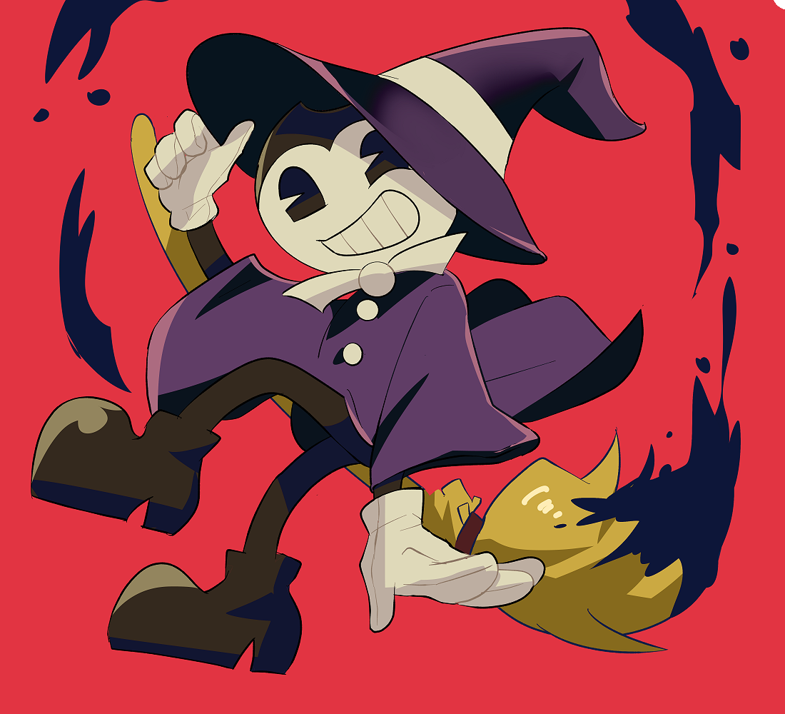 「witch 」|クラ猫のイラスト