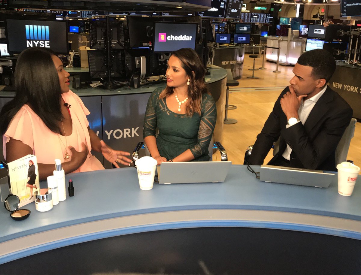 NeveenDominic's tweet photo. It was an incredible honour for me to be interviewed by Chadder TV live from the New York Stock Exchange trading floor. I never dreamed of a day like this where the America dream can come true for ordinary people like me. I am so humbled!! #neveendominic https://t.co/0IBEeYGw26
