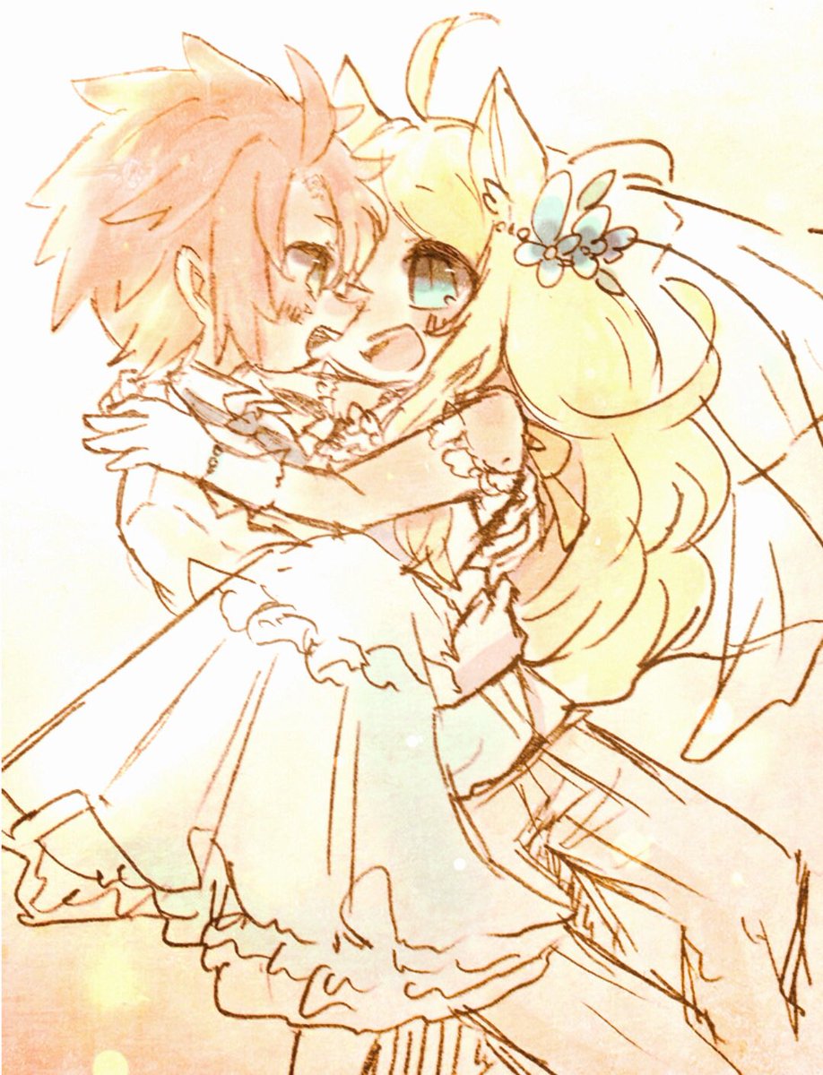 「ジュンブラ絵描けるかどうかわからないから過去絵を使い回すという手抜き 」|しょこぽっちのイラスト