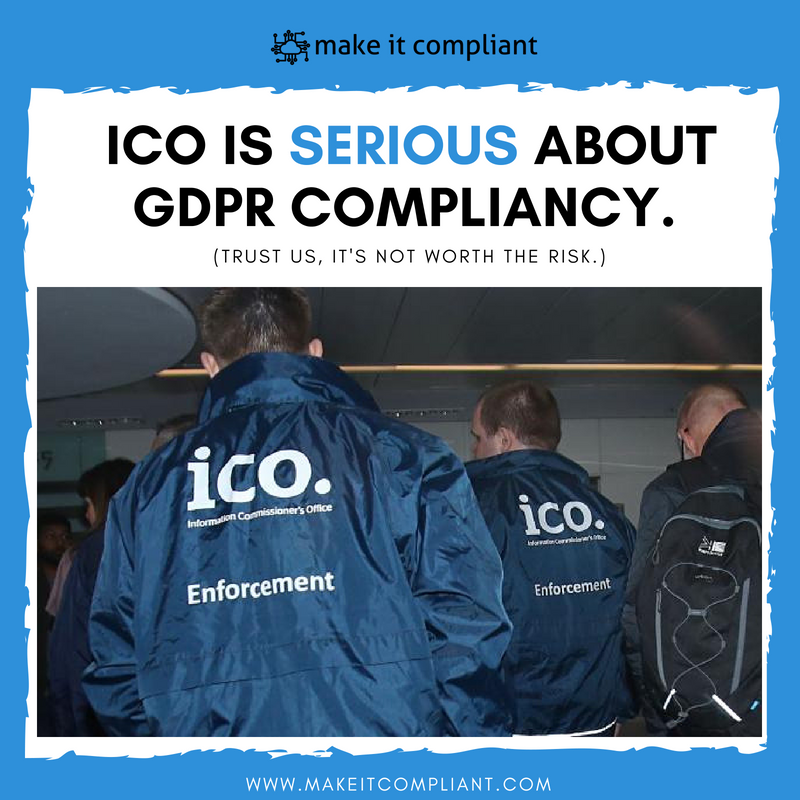 US companies already under attack of GDPR. Comply easily and effortlessly with makeitcompliant.com #dataprivacy #gdpr #GDPRcompliance #GDPRCompliant #gdpraudit