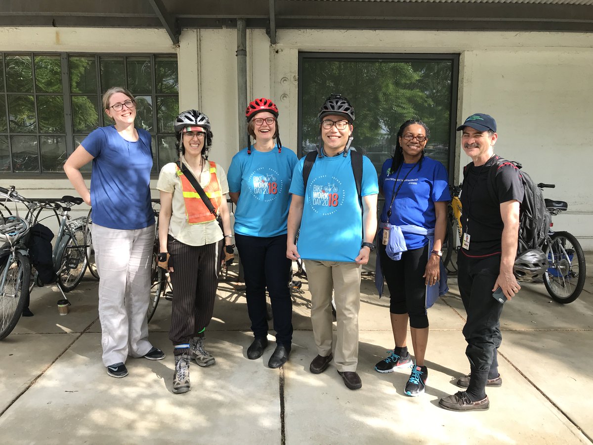 MDEnvironment's tweet photo. Bike to Work Day 2018 at MDE! #B2WD2018 https://t.co/D1UYwZ0a7O