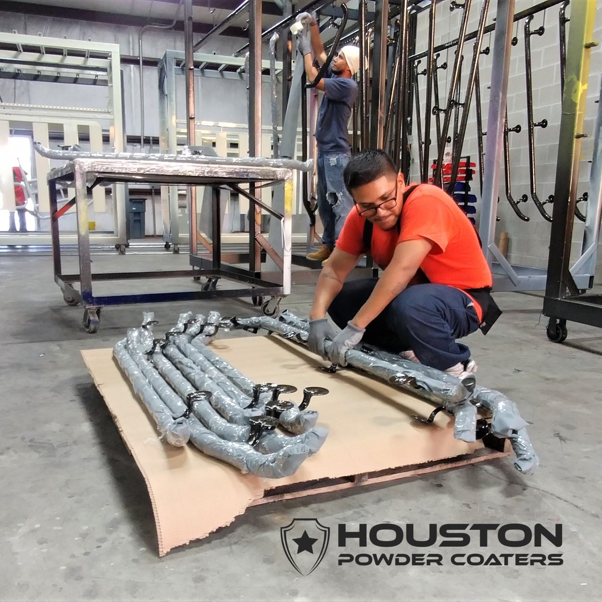 HoustonCoaters's tweet photo. CAUTION - HANDLE WITH CARE
From the time a project is received at #HoustonPowderCoaters to the time it leaves the yard, each individual piece is handled with care and protected at every turn.
#HoustonPowderCoating #TexasPowderCoaters #TexasPowderCoating #PowderCoatingColors https://t.co/QEIgzCAmBX