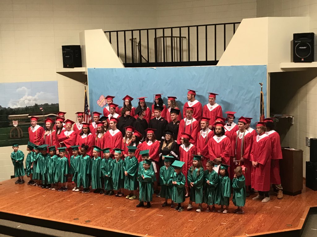 GAE’s Pre-K graduates along with the 2018 FHS Graduates. Great job!