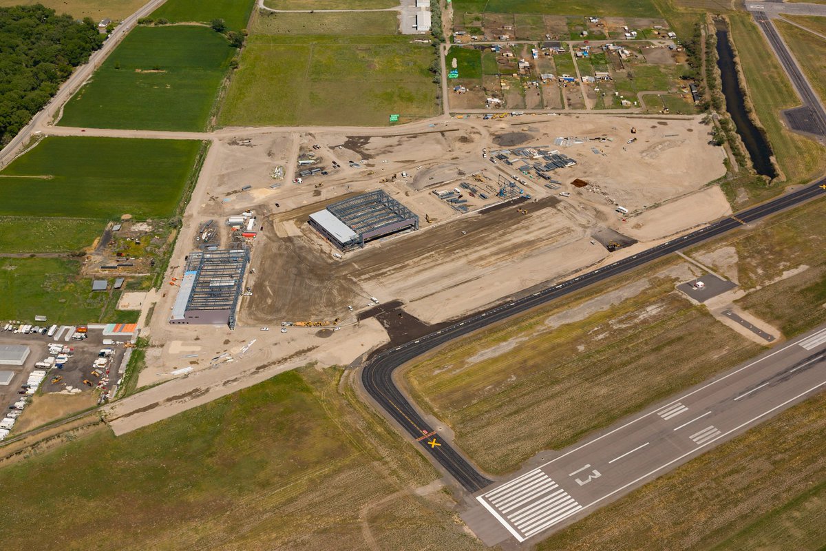 DuncanAviation's tweet photo. We're #makingprogress in #Provo. Structural steel is rising, ramp is taking shape, and #Staffexpansion is in full swing! #WeAreHiring Check out some photos to see the progress #bizav #bizjet Stay up to date on our #PVUExpansion website. https://t.co/kEeJPbAJkI https://t.co/DJCj0AA4kR