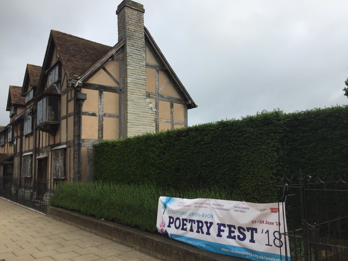 Our Poetry Fest 2018: a celebration of poetry in Shakespeare's home town! #SUAPoetryFest