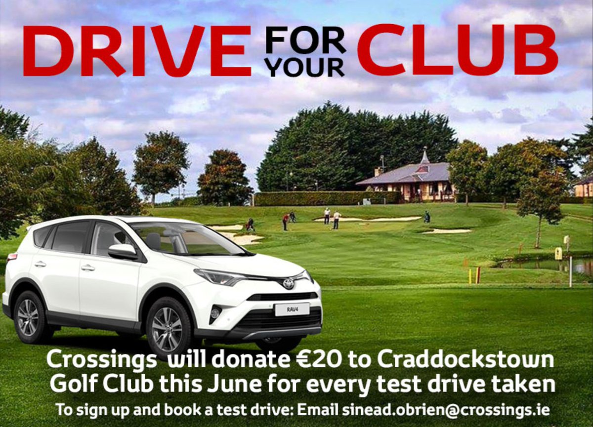 craddockstown's tweet photo. @craddockstown Delighted to Launch this initiative with @CrossingsToyota Motor Centre. Retweet to your Family and Friends or Message for full details https://t.co/KiN5LBoZ8s
