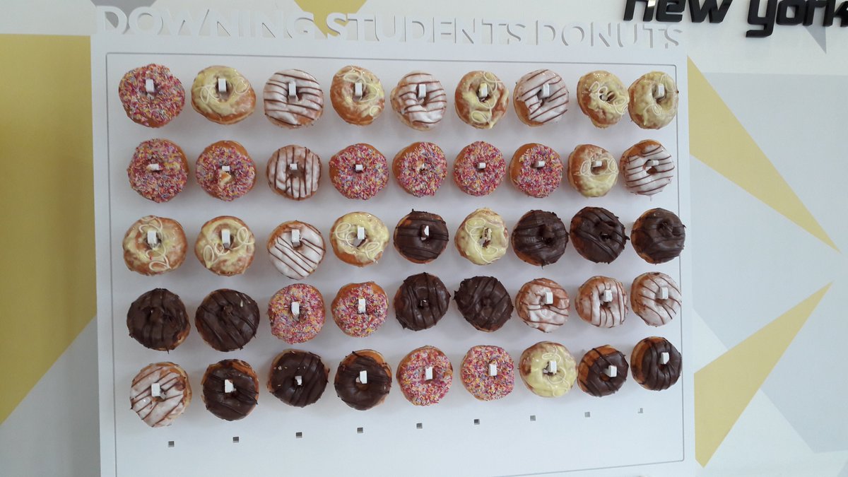 DowningNewc's tweet photo. We've got free donuts at Verde and The View today! Grab yours before they're all gone!! #donutday #fridayfeeling https://t.co/28JwU6svgS