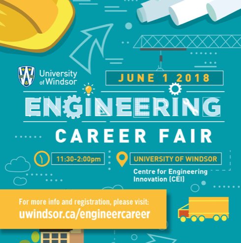 UWindsorENG's tweet photo. On campus today: @absoluteind @Aerotek @AmicoAffiliates @Centerline_Ltd @CityWindsorON @DataRealmInc @electromacgroup @FordCanada #Comtech #ConcoursMold #GlobalVehicleSystems #ForgeConsultingGroup #Jacobs #kautex @Textron #MAHLE #MEDA #SelectTool #ValiantTMS #VistaSolutions https://t.co/8FZeF5nDPo