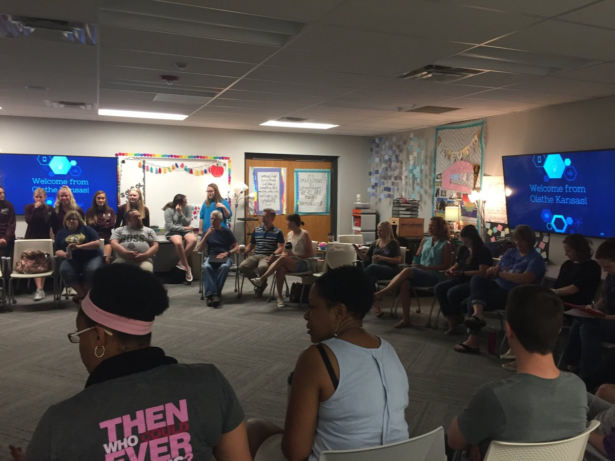 APThomasFT's tweet photo. @olatheschools @Olathe21st @OlatheFutureEd #SummerConference2018 session is full or as the #kubball legend Sherron Collins might say, βAinβt No Seats!β #StudentLedPD #LetThemLead #Zap https://t.co/oEpIYeXvPT