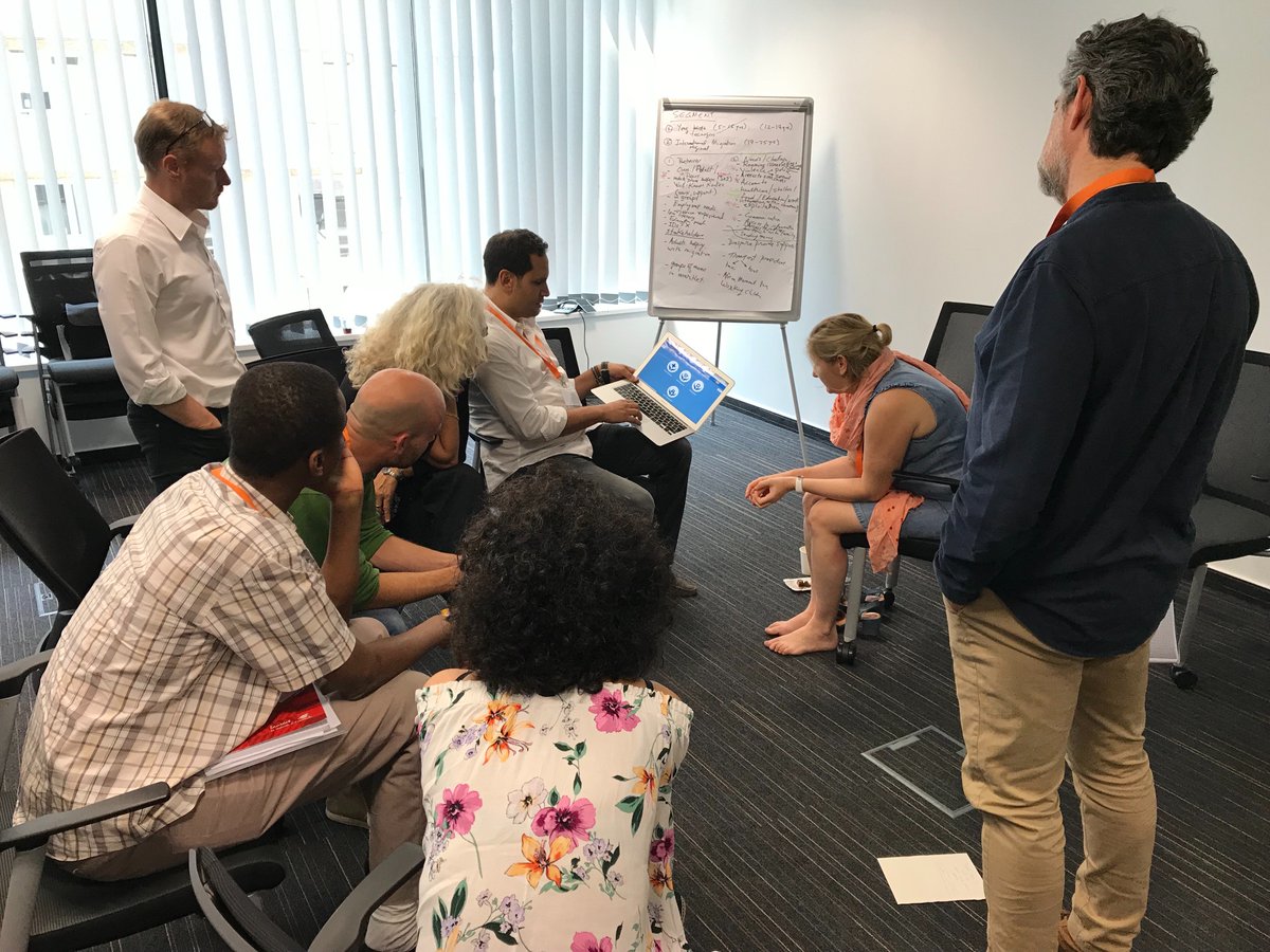 TdhEurope's tweet photo. Are the solutions that we propose desirable for the people who we think will use them?
Innovation works if it addresses the needs of people, when people start using it! #TdhBootcamp2018 

Teams are working on better defining what they are trying to do.
#TdhInnovation https://t.co/t9yGt0UJKL