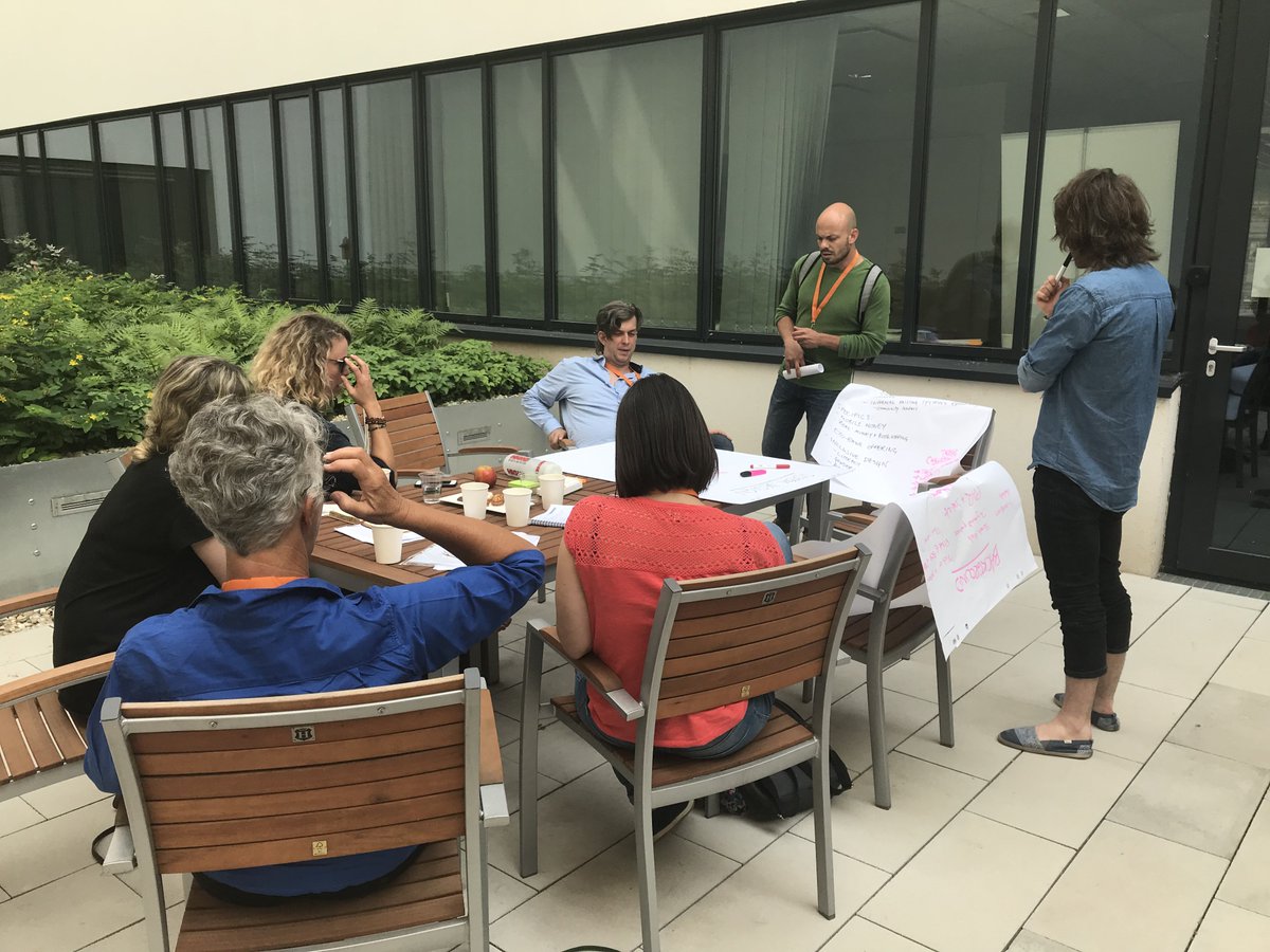 TdhEurope's tweet photo. Are the solutions that we propose desirable for the people who we think will use them?
Innovation works if it addresses the needs of people, when people start using it! #TdhBootcamp2018 

Teams are working on better defining what they are trying to do.
#TdhInnovation https://t.co/t9yGt0UJKL