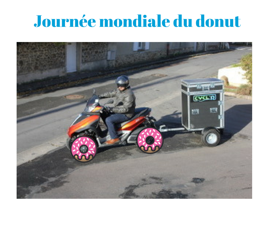 cyclo_75's tweet photo. Vous ne savez pas quoi prendre pour le goûter ? Ce n'est pas un problème, car aujourd'hui c'est la #journeemondialedudonut avec @JtouatiCOO ! 🍩😉 https://t.co/meyr79kEUi