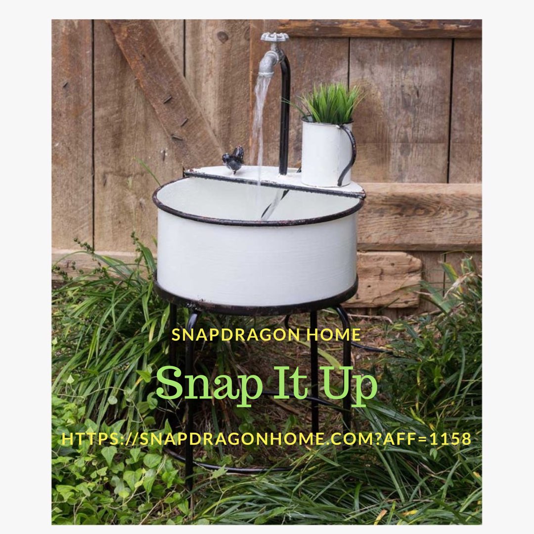 dragonflyjamien's tweet photo. Check out this Garden sink fountain!! So cute and what a conversation starter for your yard, landscaping, front porches, back patios, the options are endless!!

#fountain #outdoor #garden #sink #farmhouse #snapdragon #home #decor

https://t.co/QYjnYZ1SMW https://t.co/PUeY8sWwtj