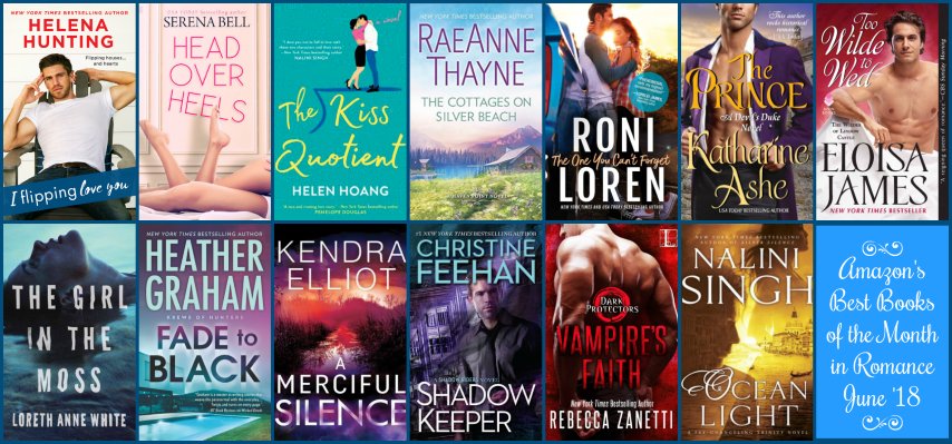 💖Amazon's Best Books of the Month in Romance💖 Congratulations authors! amzn.to/2J5w5lb
@HelenaHunting @serenabellbooks @HHoangWrites @raeannethayne @RoniLoren @KatharineAshe @EloisaJames @Loreth @heathergraham @KendraElliot @AuthorCFeehan @RebeccaZanetti @NaliniSingh