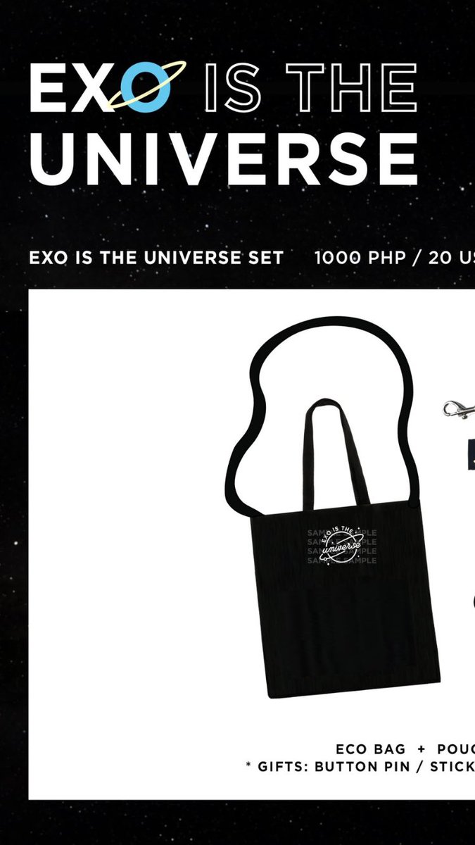 jassminkji's tweet photo. [ MY BASED ] WTS
IF I’M SELLING OUT MY EXO IS THE UNIVERSE BAG 
ANYONE WANT? 
DM FOR DETAILS 

#dafBama2018EXO  @weareoneEXO #ElyxionKL2018 #ElyxionInmalaysia #ElyxionInKL #WTS #EXOBAG https://t.co/3lHX7V59KT