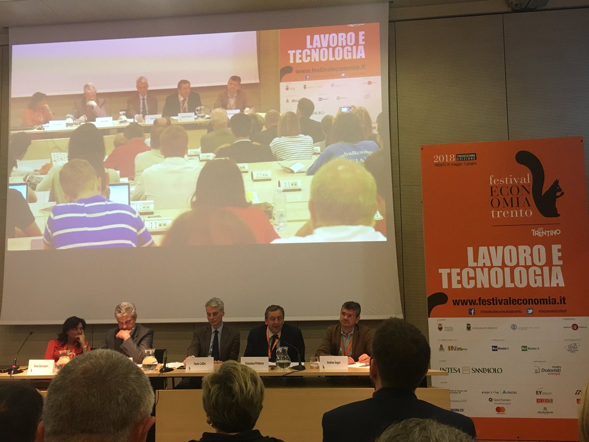 Ricerca elevata e personale formato sono il primo asset per il trasferimento tecnologico <a href="/HIT_trentino/">Fondazione HIT - Hub Innovazione Trentino</a> #lavoroetecnologia #FestivalEconomia <a href="/UniTrento/">Università di Trento</a> @FBKcom <a href="/TnSviluppo/">Trentino Sviluppo</a> @Fondazione_Mach #innovazione